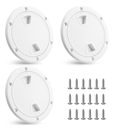 Landical Paquete De 3 Escotillas De Barco Circulares Antides