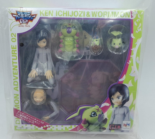 Digimon Ken Ichijozi & Wormmon Zero Two Megahouse Trujillo S (Usado)