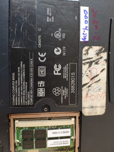 Notebook Compaq Pressario Liga