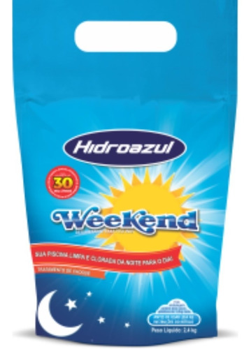 Cloro Weekend 2,4kg Hidroazul
