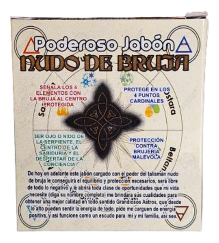 Jabón Nudo De Bruja Poderoso Para Proteccion Y Limpieza 2 Pz