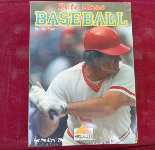 Pete Rose Baseball ( Juego Atari 2600 ) ( Nuevo ) 40v  (^o^)