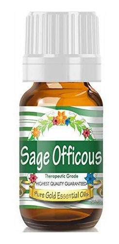Aromaterapia Aceites - Aceite Esencial Puro De Salvia De Oro