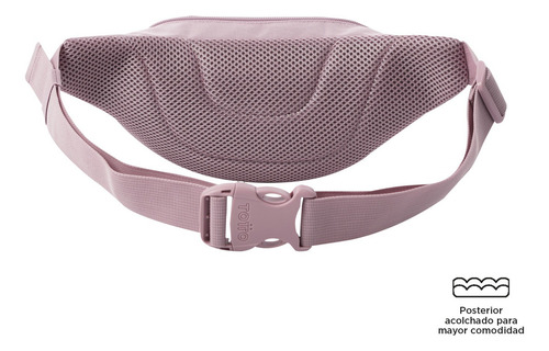 Totto Cangurera Con Doble Bolsillo Pompetto Rosa Claro Lisa