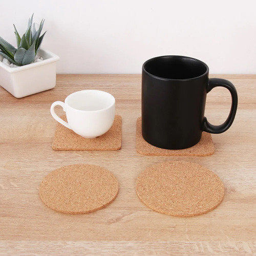 Posavasos De Madera, Cuadrado, Redondo, Para 10 Tazas De Té