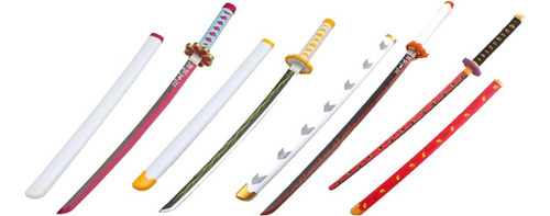 Katana De Metal Demon Slayer Kimetsu No Yaiba: 7 Modelos