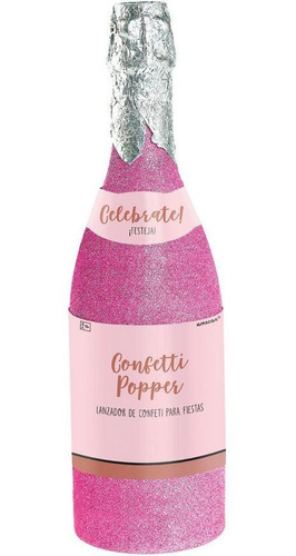 Bazuca Cañon Botella Champagne Despedida De Soltera Glitter 