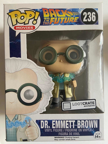Funko Pop! Dr. Emmett Brown Exclusivo Lootcrate Vaulted
