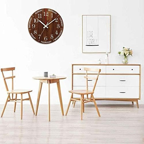 Reloj De Pared - Reloj De Pared Luminoso De 12 Pulgadas Dise