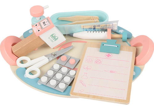 I 11 Kits De Médico De Madeira Para Crianças,