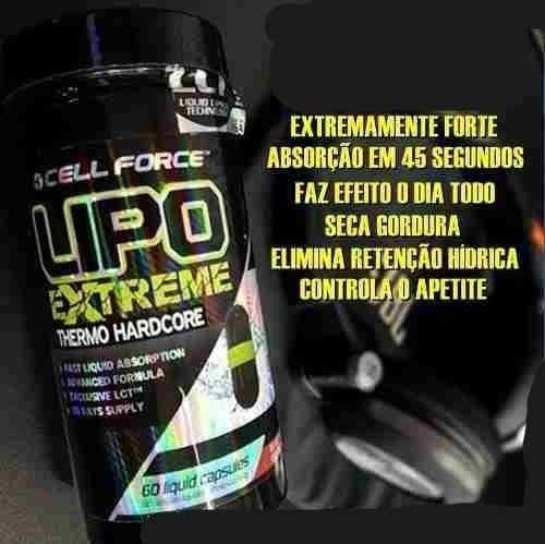 Lipo Extreme Cell Force 60 Cápsulas + Coqueteleira Grátis