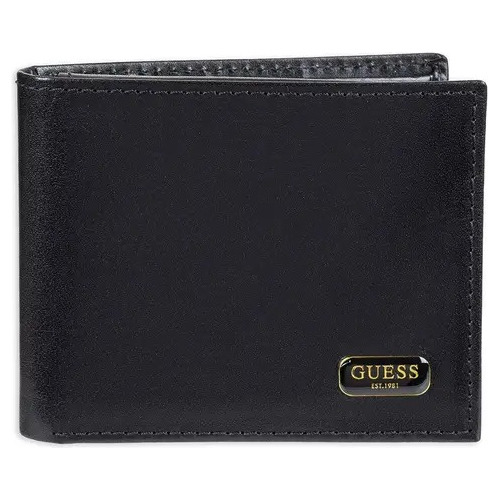 Billetera Guess Men Black Estilo Urbano Original