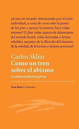 Libro : Como Un Tren Sobre El Abismo  - Skliar, Carlos 