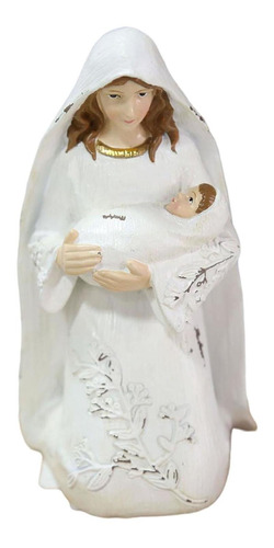 Estatua De La Virgen Y El Niño María Niño Jesús Craft