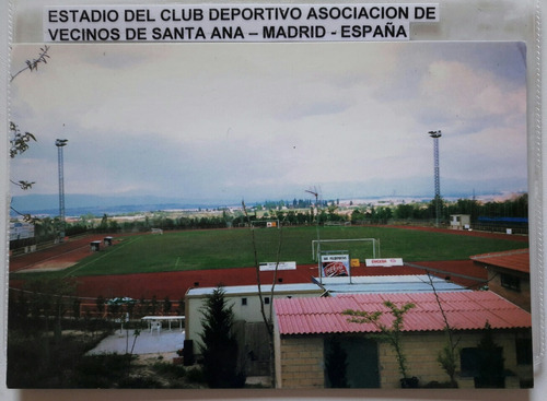 Postal Estadio Club Deportivo Vecinos De Santa Ana - Madrid