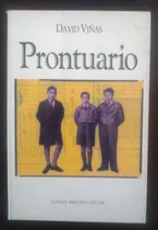 Comprar David Viñas Prontuario 