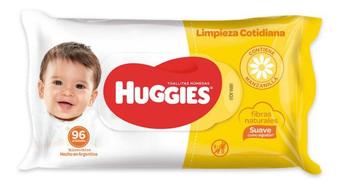 Toallitas Huggies L Cotidiana 96 - Bebés Y Niños