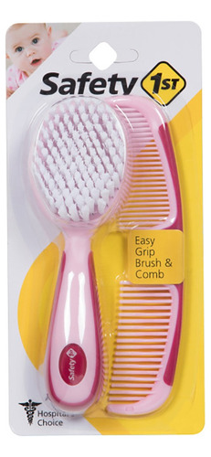 Ih1720602 Set Cepillo Y Peineta Easy Grip Rosado