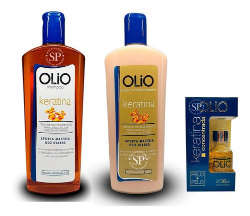 Kit Olio Shampoo + Acondicionador Keratina Ads X420ml