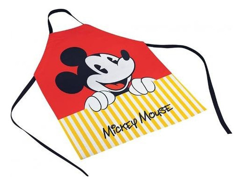 Avental Infantil Estampado Mickey M 1 Peça | Lepper Cor - Desenho Do Tecido Mickey Mouse
