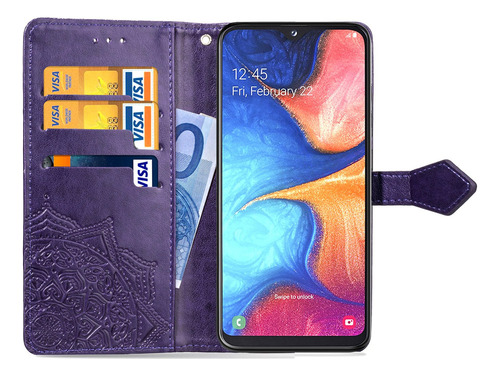 Capa Tipo Carteira Sd60 Para Samsung Galaxy A10e