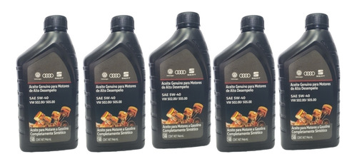 Garrafa Aceite Castrol 5w40 Vw Audi Seat  Equipo Original 