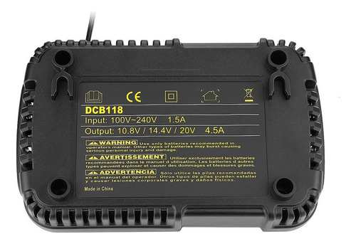 Carregador Para Baterias Dewalt Dcb118 220v Generico