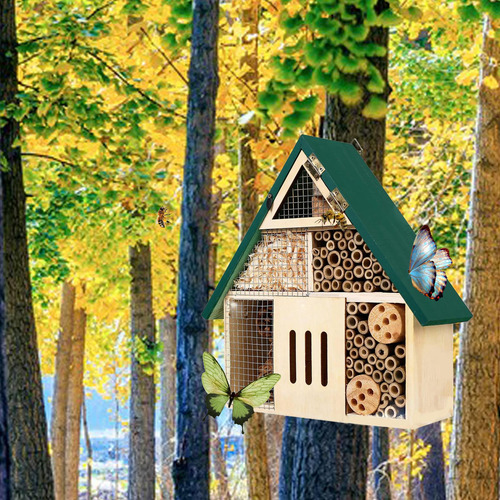 Hotel De Abejas, Serrín Polinizador De Abejas, Resistente A