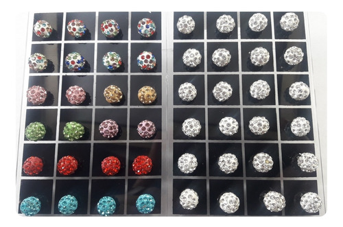 Aros Bola De Fuego Surtidos Lote Combo X 24 Pares Acero