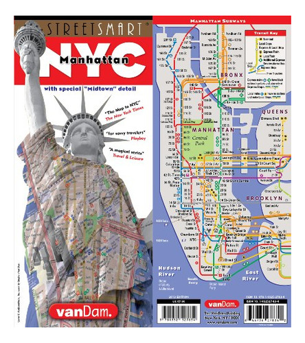 Book : Streetsmart Nyc Map Midtown Edition By Van...