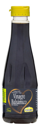 Vinagre balsâmico Toscano em frasco sem glúten 250 mL