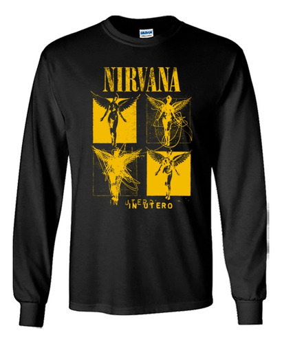 Nirvana Playera Manga Larga D04 B0
