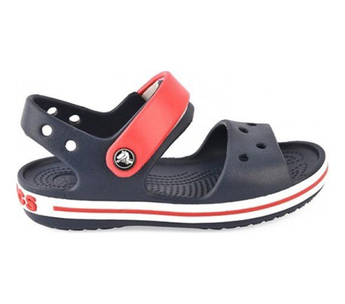 Sandalia Crocs Crocband Sandal Kids Azul Rojo Niños