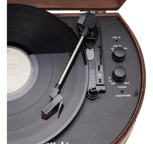 Tocadiscos Maleta Vintage Clearclick Con Bluetooth