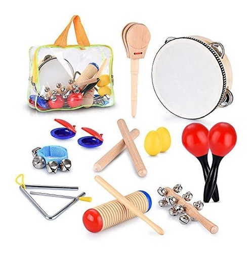 Juego De Instrumentos De Percusión Musical  Para Niños 21 