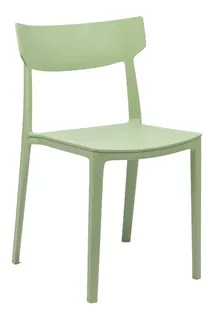 Silla de comedor Rossi Rio, estructura color verde selva, 4 unidades