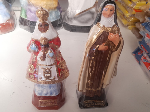 Virgen  Monserrat + Virgen  Santa Teresa 20cm 