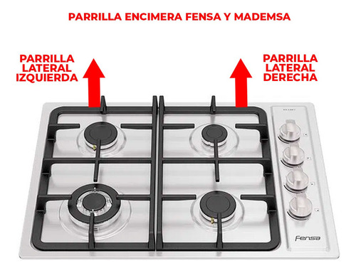 Parrilla Encimera Fensa Fce 4hf T