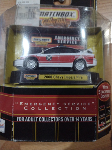 Matchbox Chevy Impala Fire Emergency Service