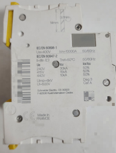 Interruptor Tetrapolar 4p 40a 15ka Ref A9f87440 Schneider