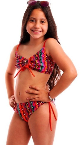 Malla Bikini Conjunto / Modelo Sol Kids - Lycra Premium