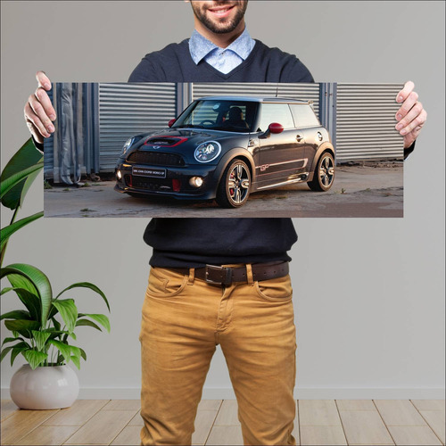 Cuadro 30x80cm Auto 2012 Mini John Cooper Works 154