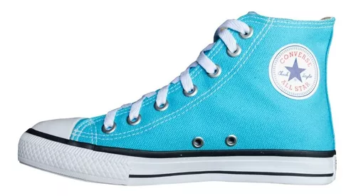 all star verde agua cano alto