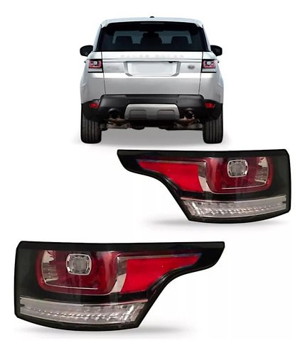 Par Lanterna Range Rover Sport 2014 2015 16 17 2018 Com Led