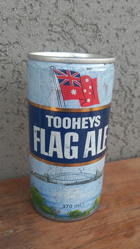Antigua Lata Vacia Cerveza Tooheys Flag Ale Australia Chapa