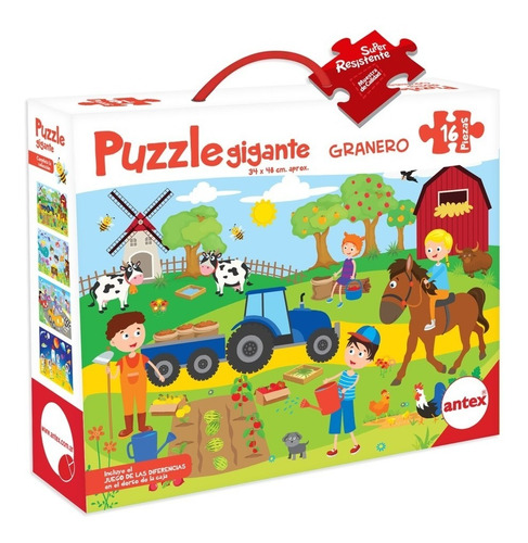 Puzzle 16 Pz 48 X 34 Cm Granero - Antex 3039