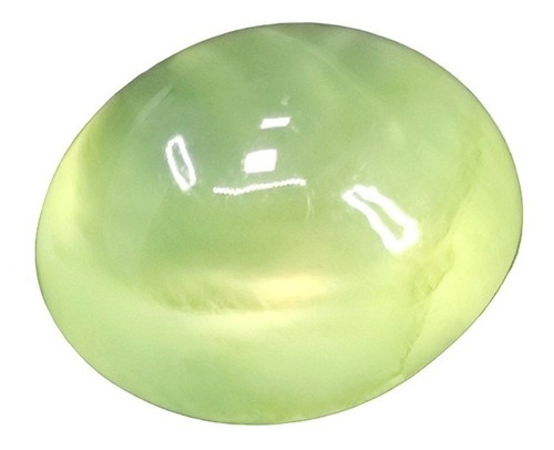 Prehnita Alta Calidad Piedra Preciosa Verde Oliva 7.30ct12mm