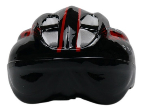 Imagem 6 de 8 de Kit Preto Capacete Joelheira Cotoveleira Munhequeira Infanti