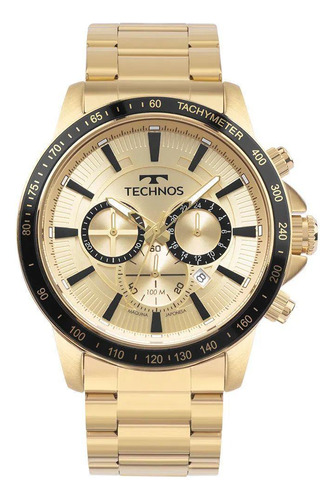 Relógio Technos Masculino Grandtech Dourado - Js26aew/1d