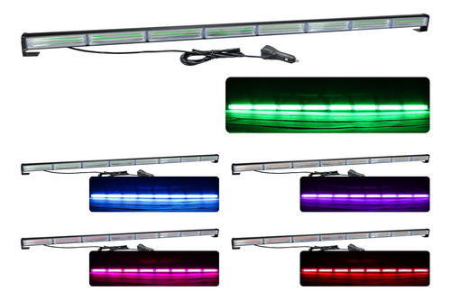 Barra Torreta Estrobo Codigo Led Cob Policia 45 PuLG Colores